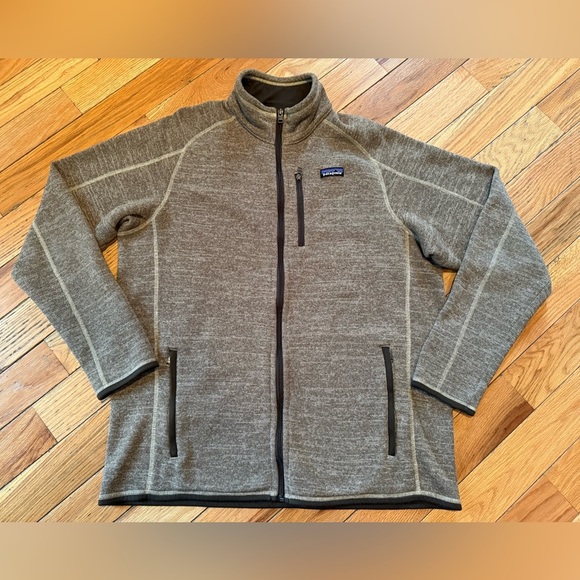 Patagonia Better Sweater Full Zip Heathered Brown Fleece Jacket Men’s Size XXL - Picture 1 of 16
